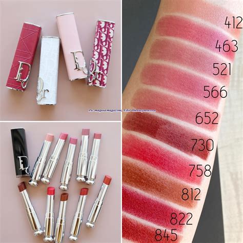 dior addict lipstick swatches 2017|Dior Addict lipstick shades.